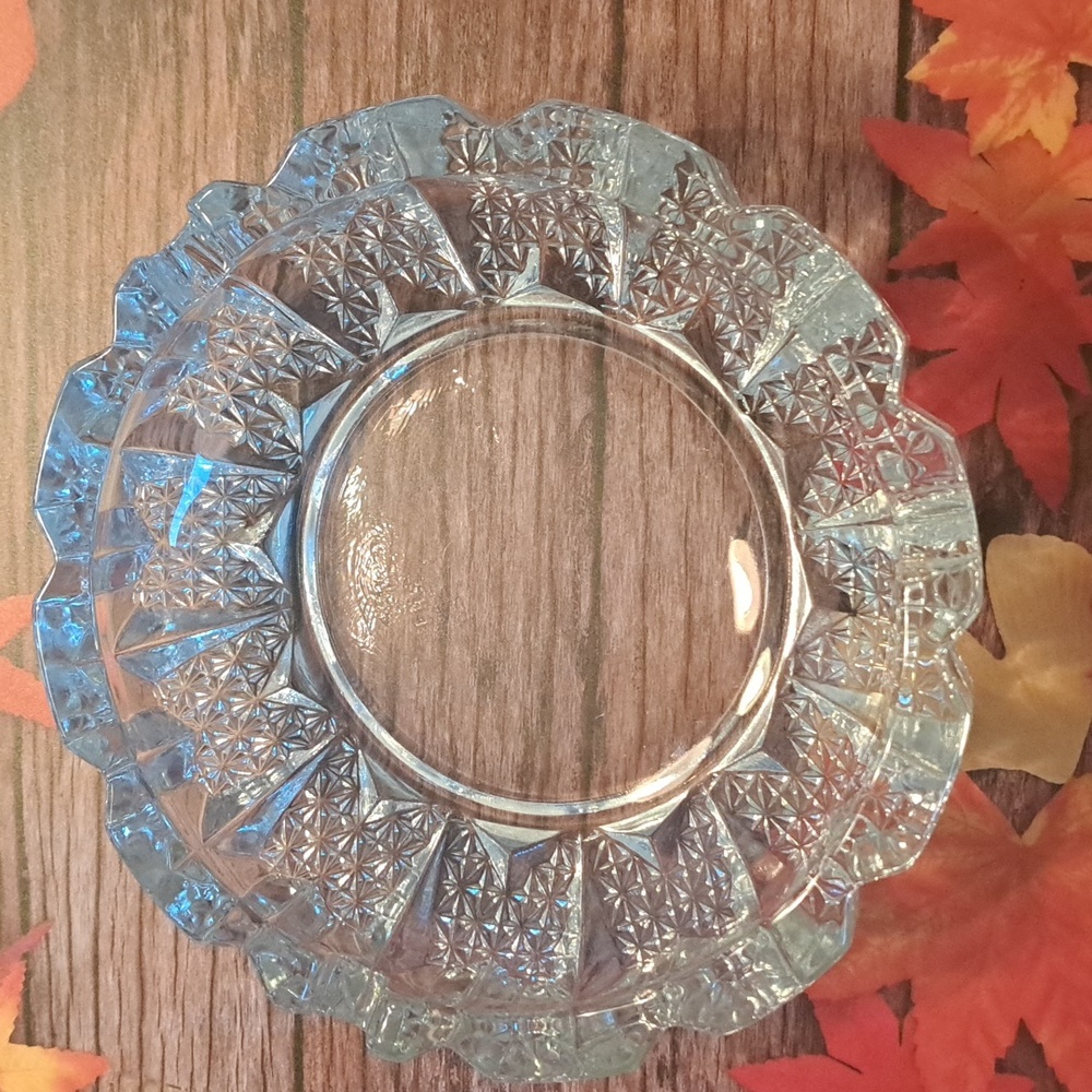 Vintage FNG Indonesia glass ashtray
